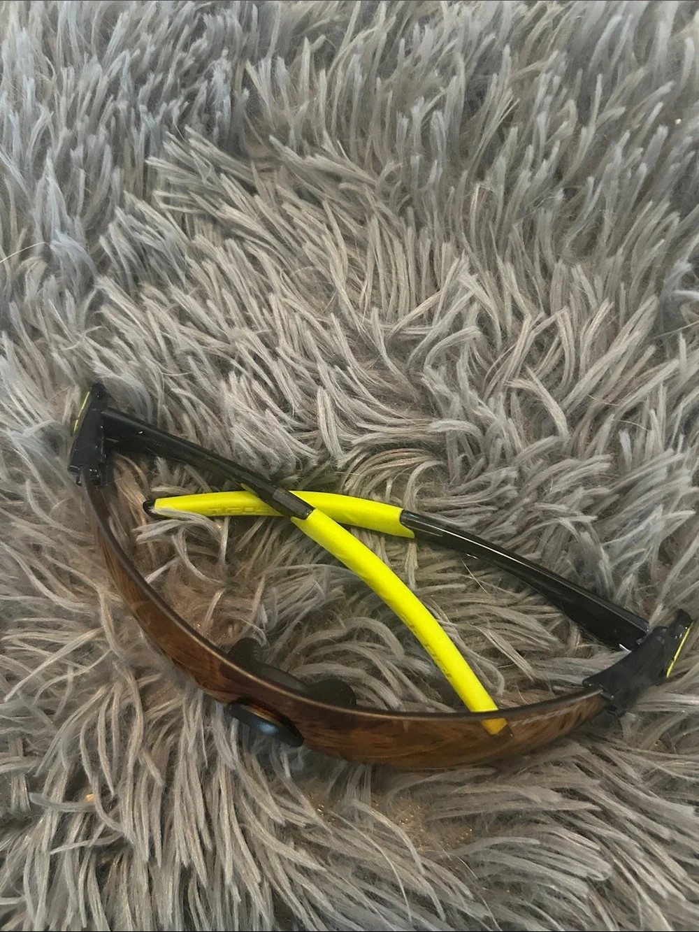 Tifosi Men’s Sport Sunglasses - Yellow/Black Frame with Amber Lens